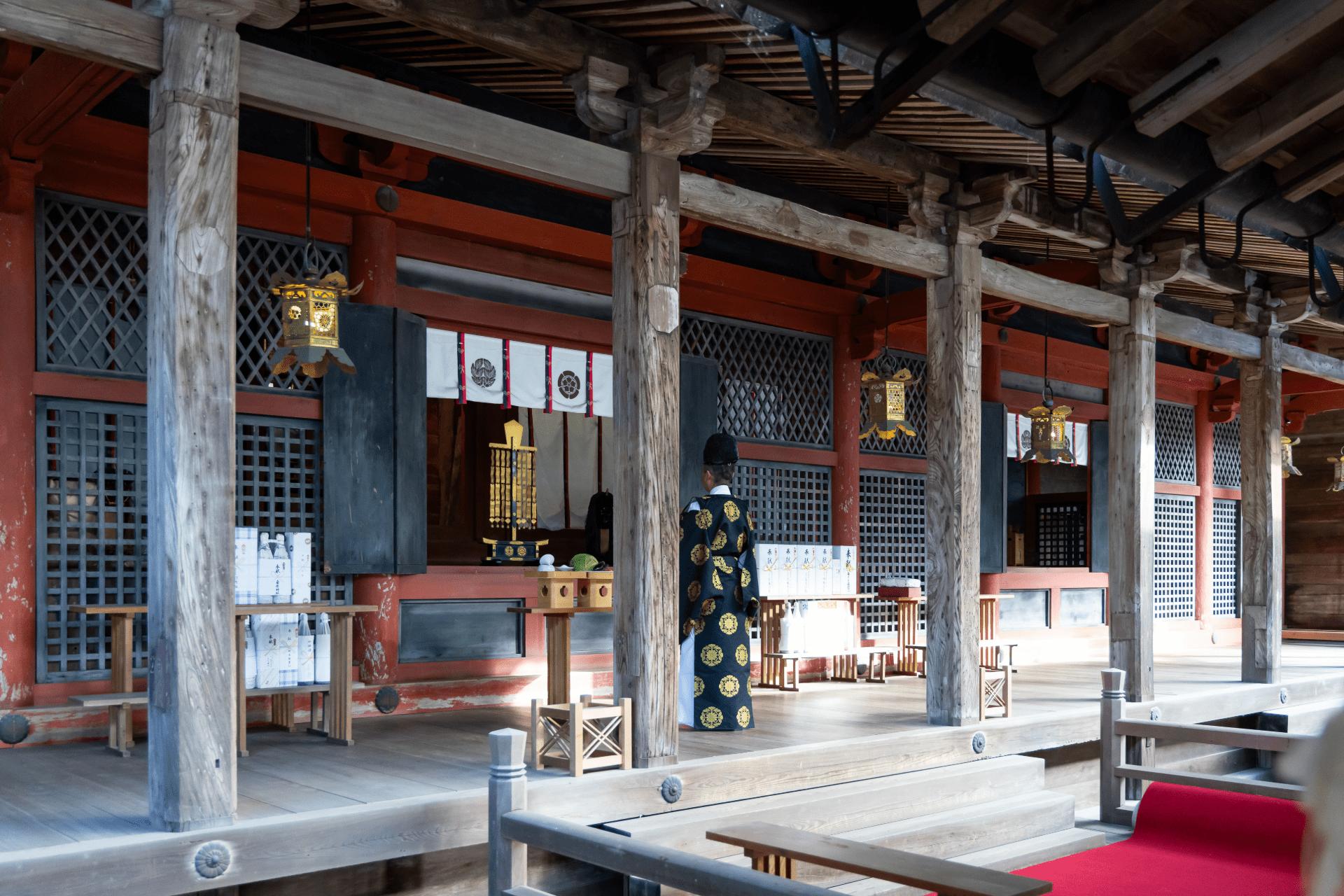 廣峯神社 本殿内部｜国指定重要文化財