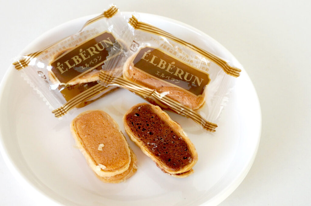 『エルベラン』はチョコとホワイトチョコの2種類