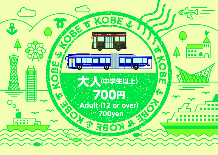 Kobe 1-day loop bus ticket