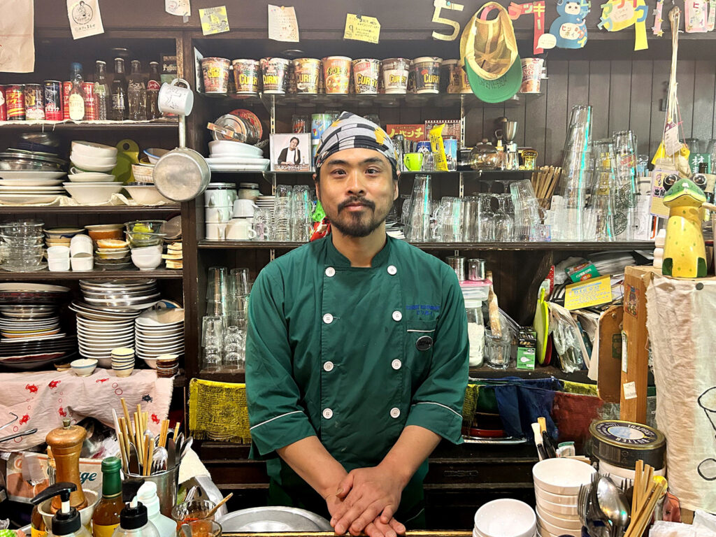 自由にお店を楽しむ桑原さん