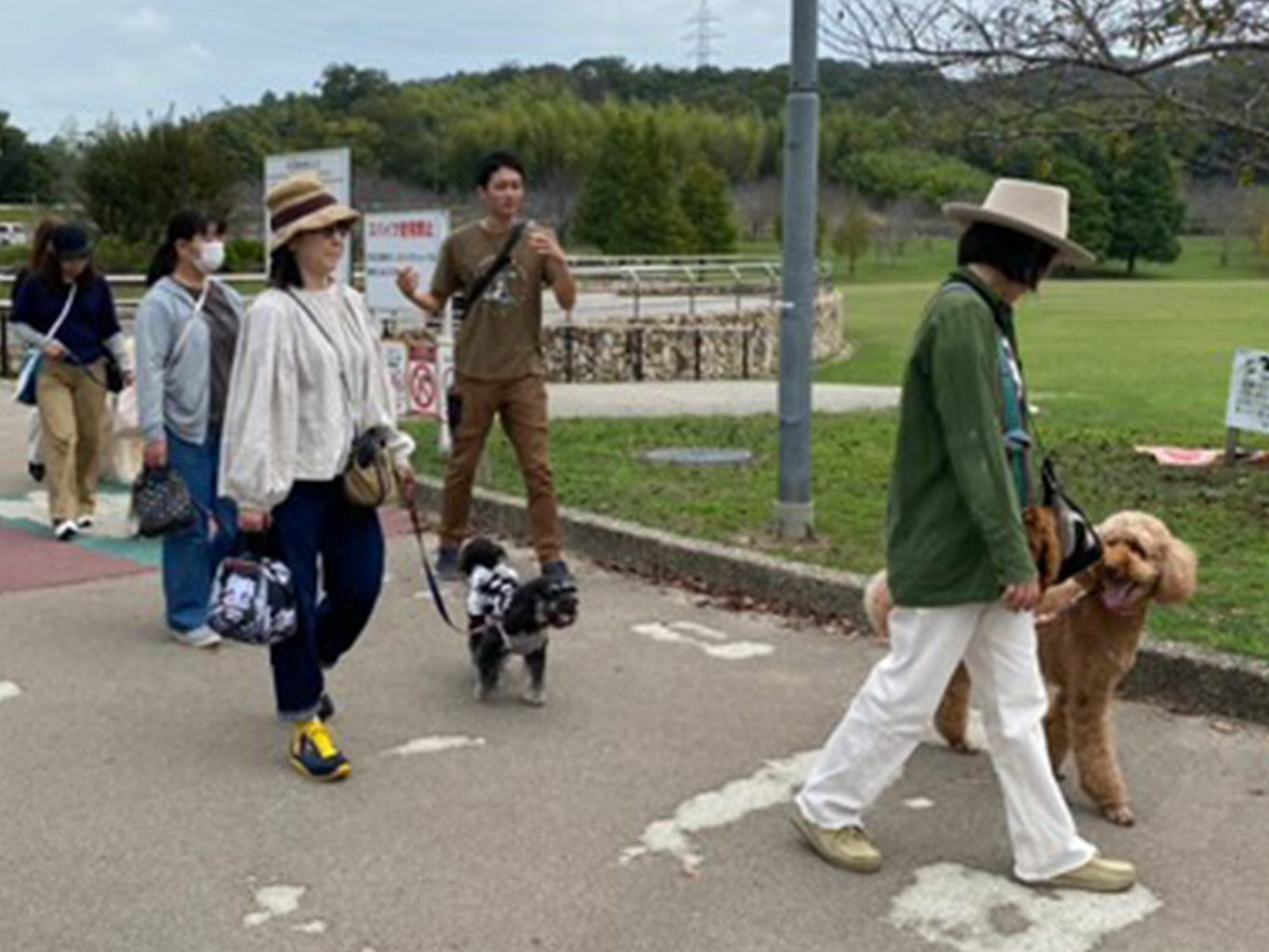 パックウォークの様子